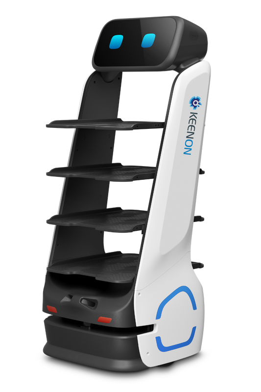 KEENON DINERBOT T9 Serviceroboter mit 40 kg Tragkraft und 4 Ablagen / Leasing ab 238,00€