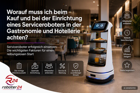 Worauf muss ich beim Kauf und bei der Einrichtung eines Serviceroboters in der Gastronomie und Hotellerie achten?