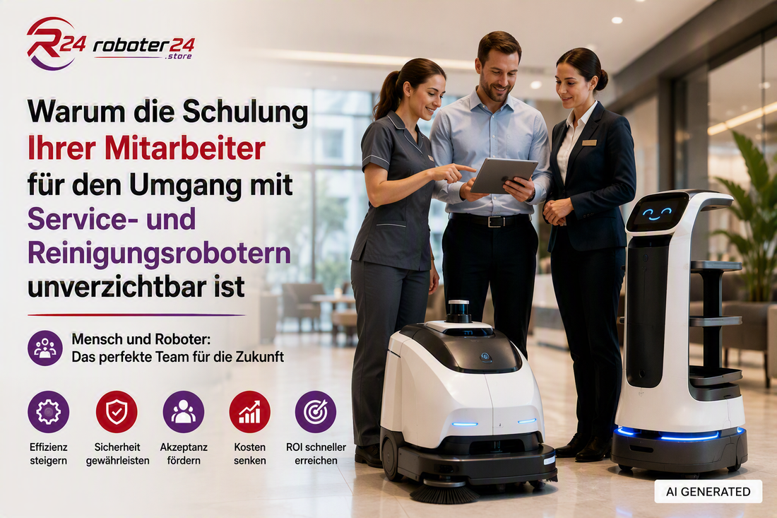 Warum Mitarbeiterschulungen für Service- und Reinigungsroboter unverzichtbar sind