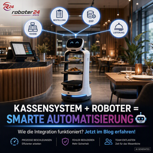 Können Roboter mit bestehenden Kassensystemen oder ERP-Systemen verbunden werden?