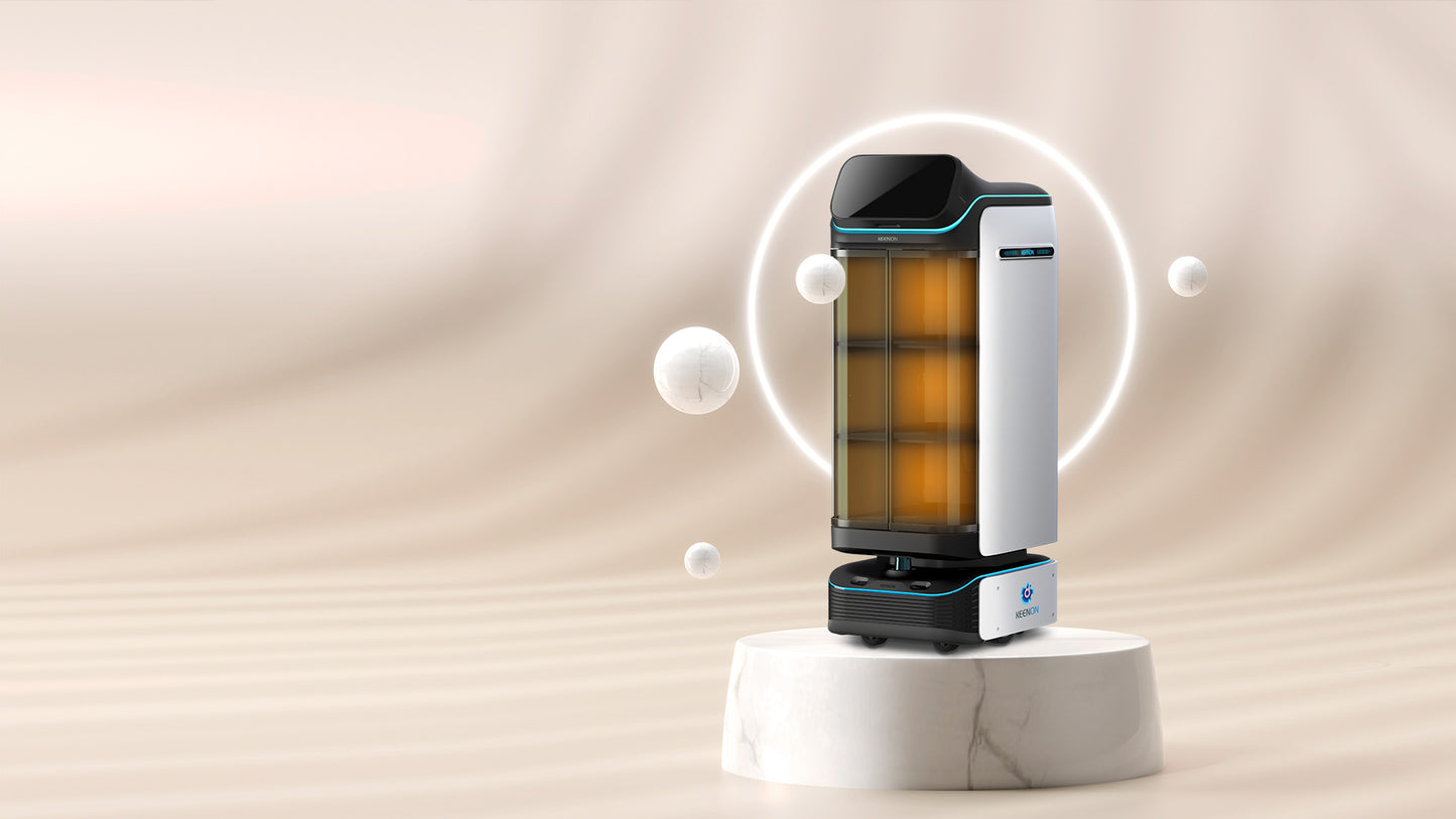 KEENON DINERBOT T3 Serviceroboter mit geschlossener Transportkabine
