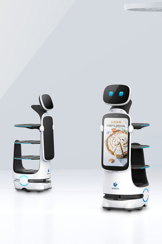 KEENON DinerBot T10 Serviceroboter mit 23,8-Zoll-Werbedisplay / Leasing ab 346,00€