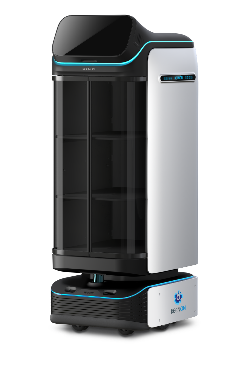 KEENON DINERBOT T3 Serviceroboter mit geschlossener Transportkabine / Leasing ab 303,00€