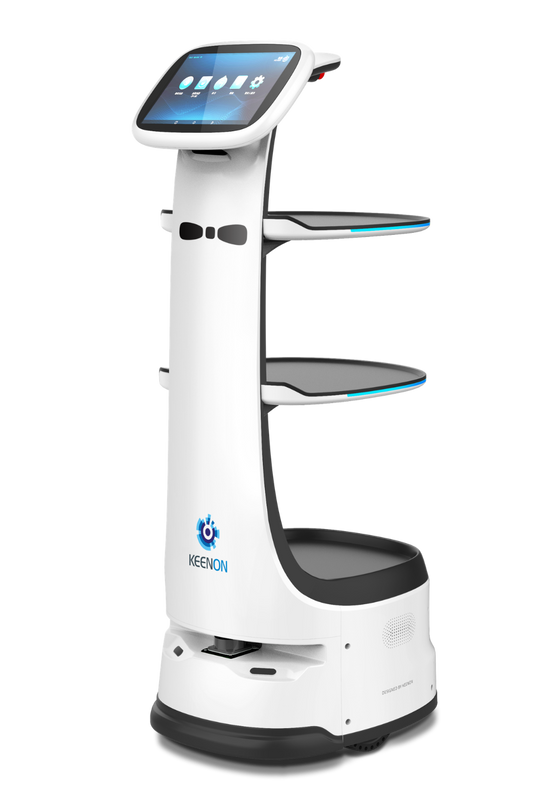 KEENON DINERBOT T8 Serviceroboter für schmale Gänge & autonome Speisenauslieferung / Leasing ab 231,00€