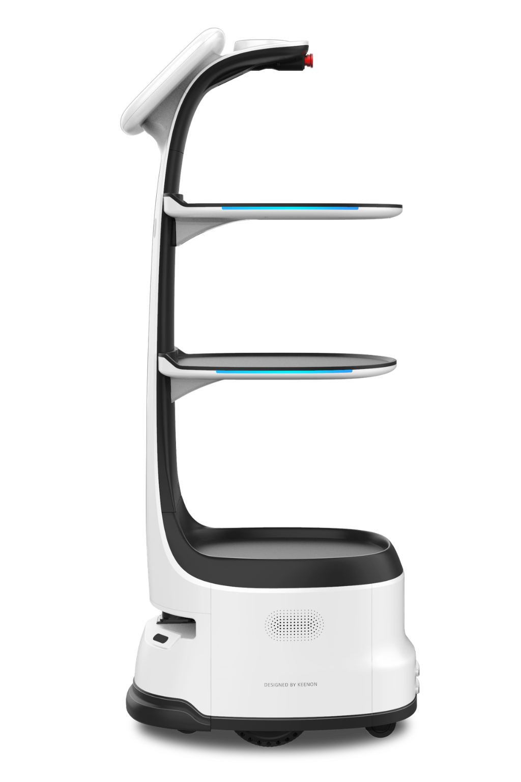 KEENON DINERBOT T8 Serviceroboter für schmale Gänge & autonome Speisenauslieferung / Leasing ab 172,00€