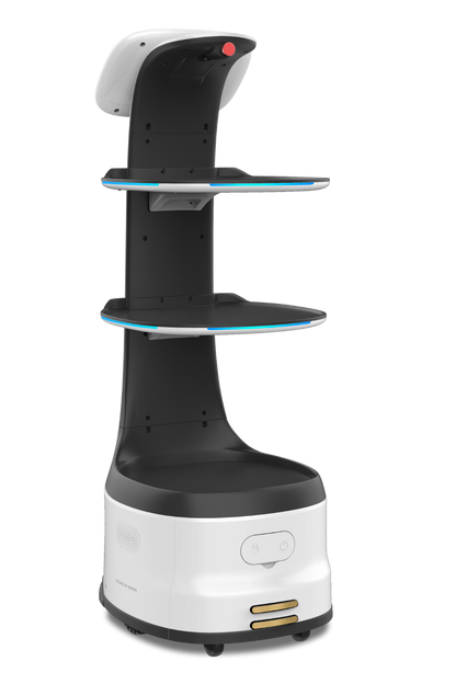 KEENON DINERBOT T8 Serviceroboter für schmale Gänge & autonome Speisenauslieferung / Leasing ab 172,00€