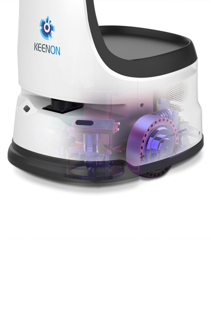 KEENON DINERBOT T8 Serviceroboter für schmale Gänge & autonome Speisenauslieferung / Leasing ab 172,00€