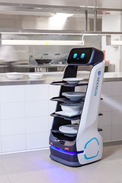 KEENON DINERBOT T9 Serviceroboter mit 40 kg Tragkraft und 4 Ablagen / Leasing ab 183,00€