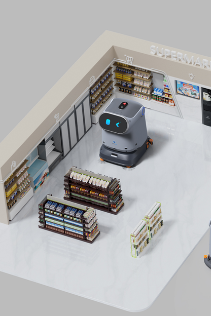 KEENON KleenBot C40 mit Workstation 4-in-1 Reinigungsroboter für Gewerbeflächen / Leasing ab 296,00€