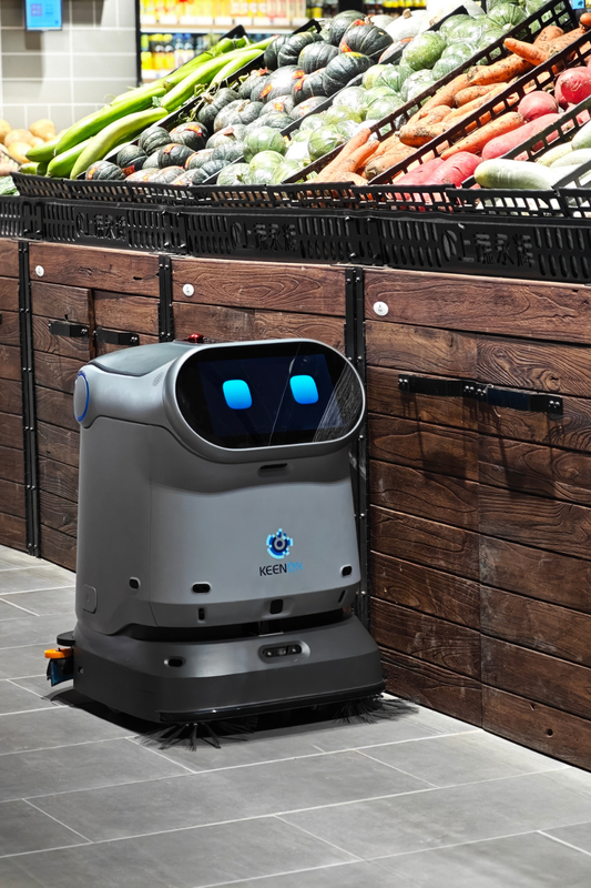 KEENON KleenBot C40 mit Workstation 4-in-1 Reinigungsroboter für Gewerbeflächen / Leasing ab 296,00€