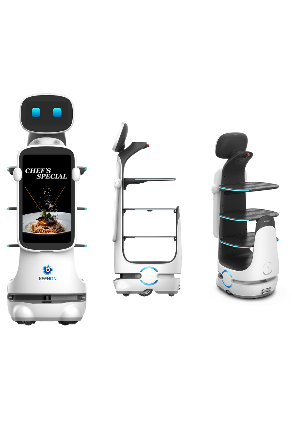 KEENON DinerBot T10 Serviceroboter mit 23,8-Zoll-Werbedisplay / Leasing ab 268,00€