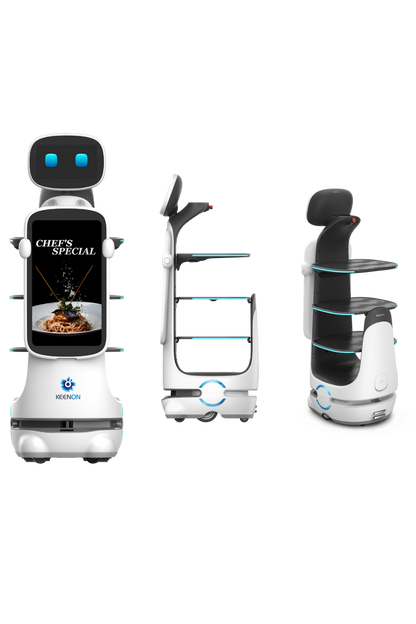 KEENON DinerBot T10 Serviceroboter mit 23,8-Zoll-Werbedisplay / Leasing ab 268,00€