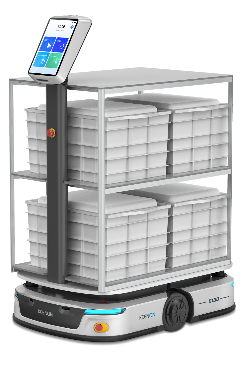 KEENON S100 Schwerlastroboter für autonomen Materialtransport bis 100 kg / Leasing ab 315,00€