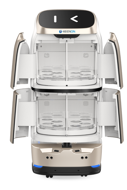 KEENON W3 Butlerbot Serviceroboter für autonome Lieferungen über mehrere Etagen / Leasing ab 345,00€