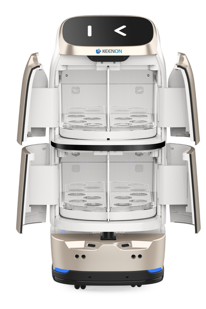 KEENON W3 Butlerbot Serviceroboter für autonome Lieferungen über mehrere Etagen / Leasing ab 345,00€