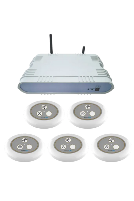 KEENON Call Button Set für T8, T9, T9 Pro & T10 – Serviceroboter-Rufsystem mit 5 Rufknöpfen