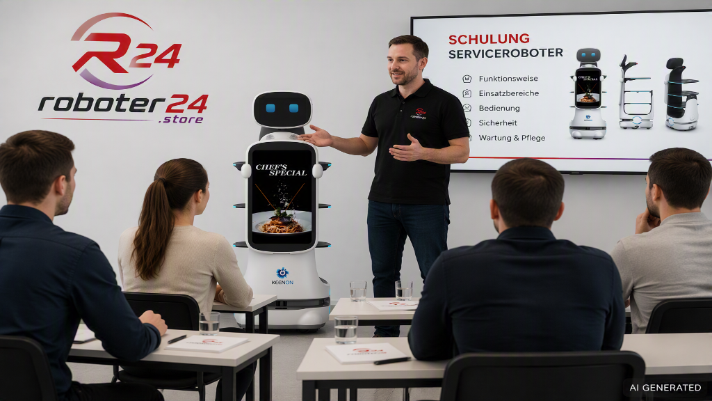 Keenon Roboter Schulung  – Professionelles Anwendertraining vor Ort oder online