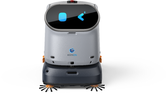 KEENON KleenBot C40 mit Workstation 4-in-1 Reinigungsroboter für Gewerbeflächen