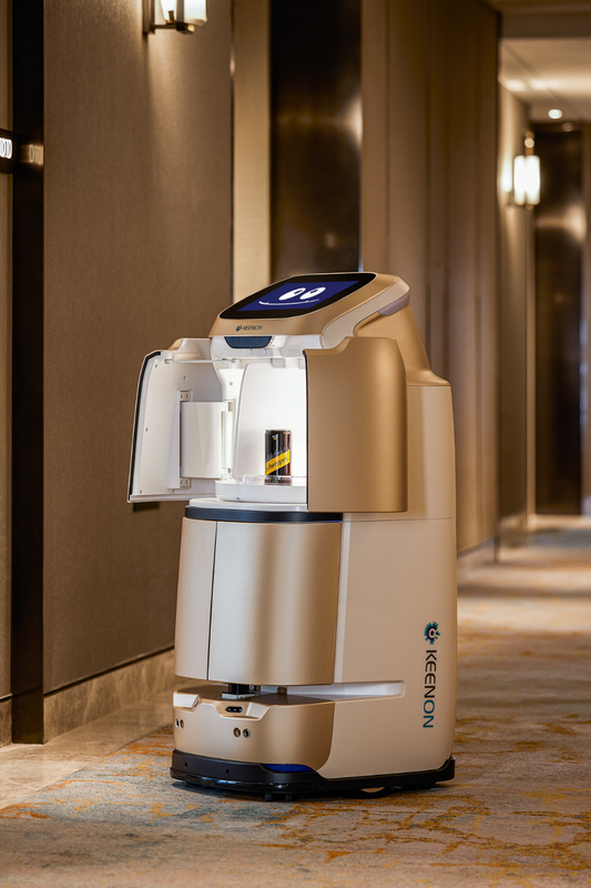 KEENON W3 Butlerbot Serviceroboter für autonome Lieferungen über mehrere Etagen / Leasing ab 345,00€
