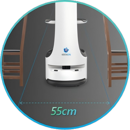 KEENON DINERBOT T8 Serviceroboter für schmale Gänge & autonome Speisenauslieferung