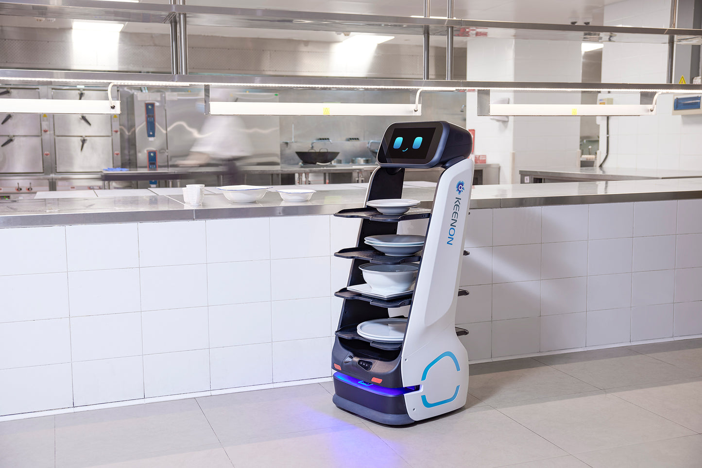 KEENON DINERBOT T9 Serviceroboter mit 40 kg Tragkraft und 4 Ablagen