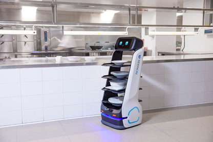 KEENON DINERBOT T9 Serviceroboter mit 40 kg Tragkraft und 4 Ablagen