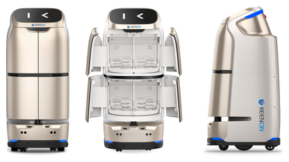 KEENON W3 Butlerbot Serviceroboter für autonome Lieferungen über mehrere Etagen
