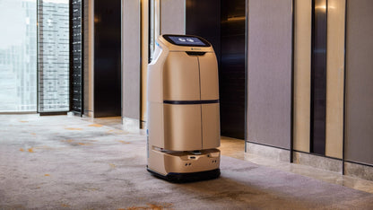 KEENON W3 Butlerbot Serviceroboter für autonome Lieferungen über mehrere Etagen