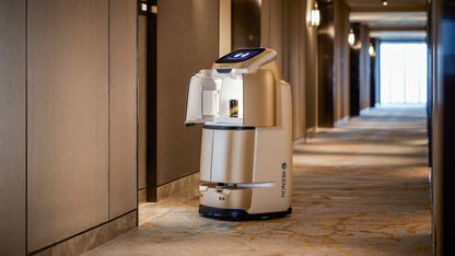 KEENON W3 Butlerbot Serviceroboter für autonome Lieferungen über mehrere Etagen